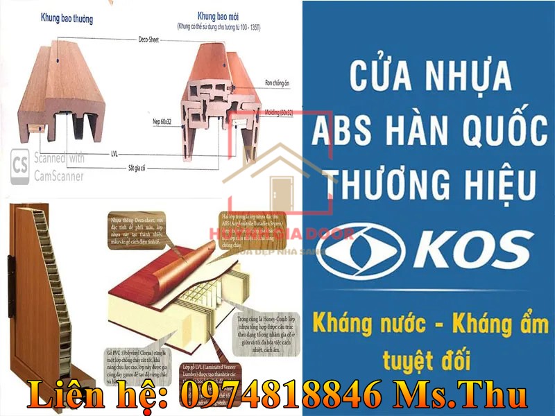 Giá cửa nhựa ABS Hàn Quốc tại Bình Dương