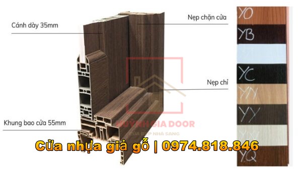 Giá cửa nhựa Đài Loan tại Hóc Môn