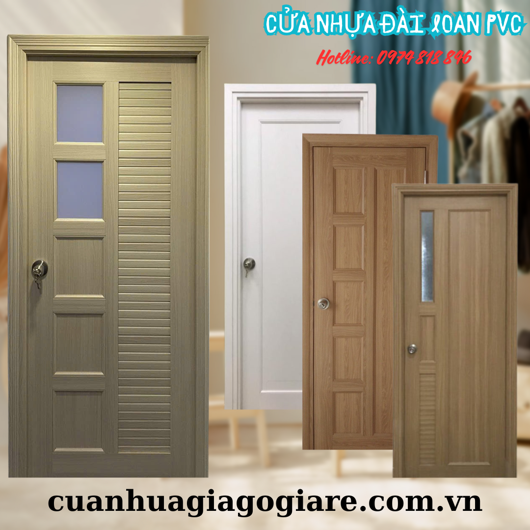 Cửa nhựa Đài Loan PVC