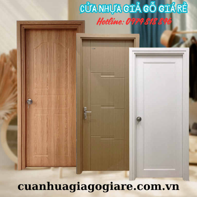 Cửa nhựa giả gỗ tại Đà Lạt