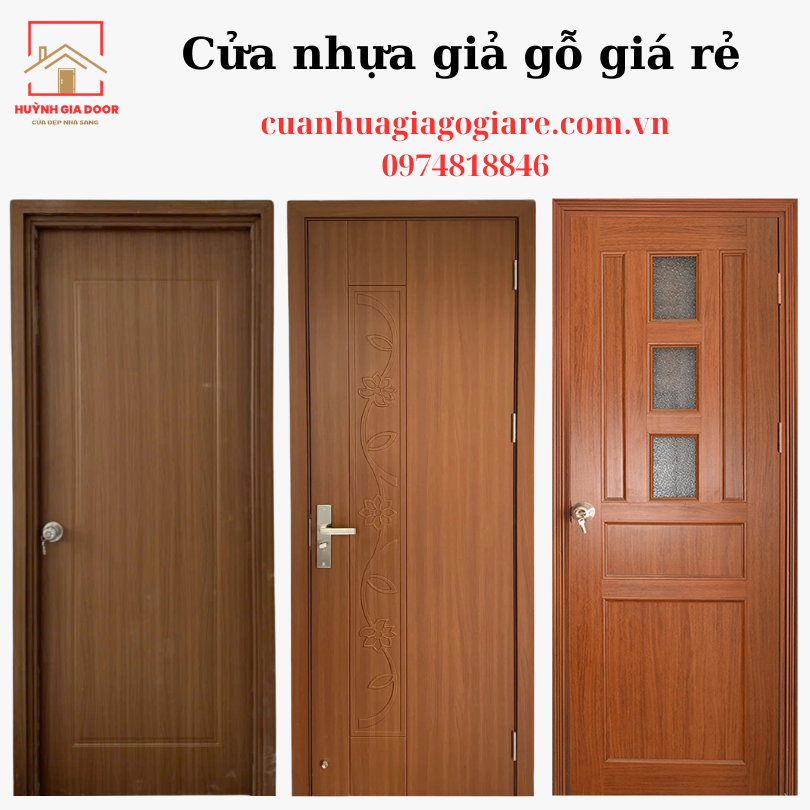 Cửa nhựa gỗ giá rẻ tại Bình Dương