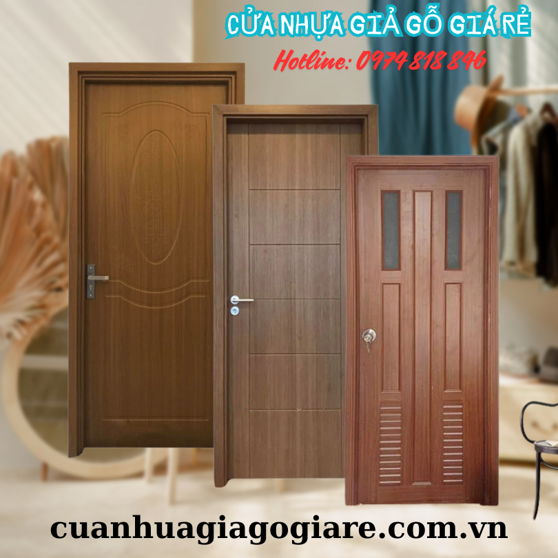 Cửa nhựa giả gỗ tại Tiền Giang
