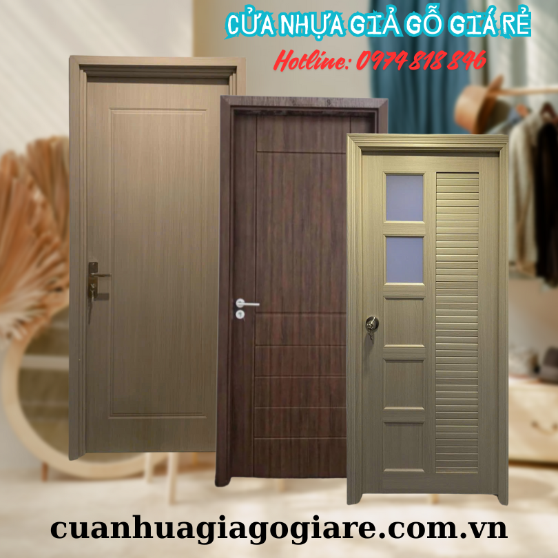 Cửa nhựa giả gỗ tại Tiền Giang