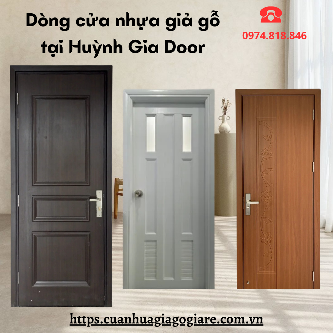 Dòng cửa nhựa giả gỗ