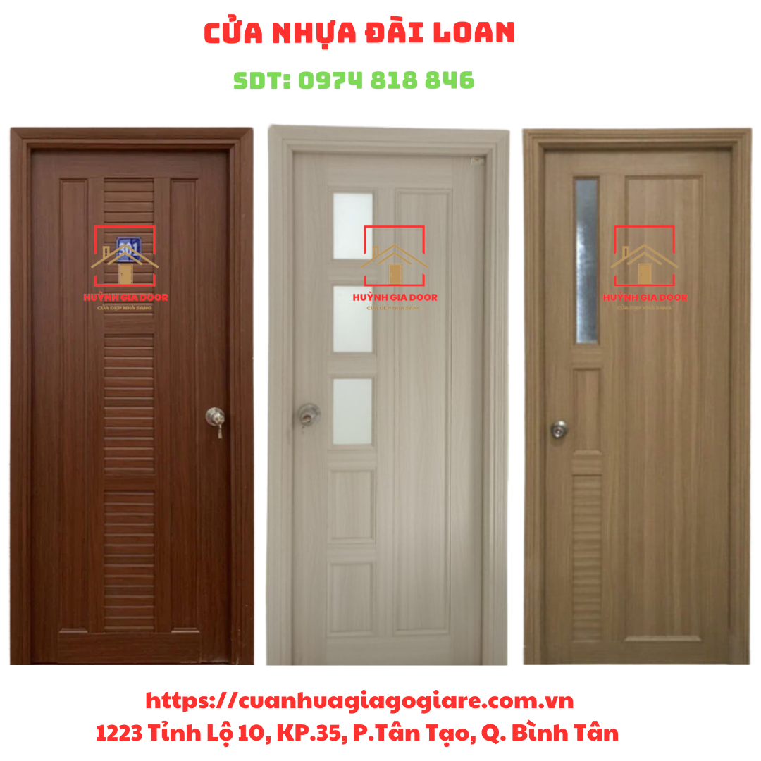 Cấu tạo cửa nhựa Đài Loan