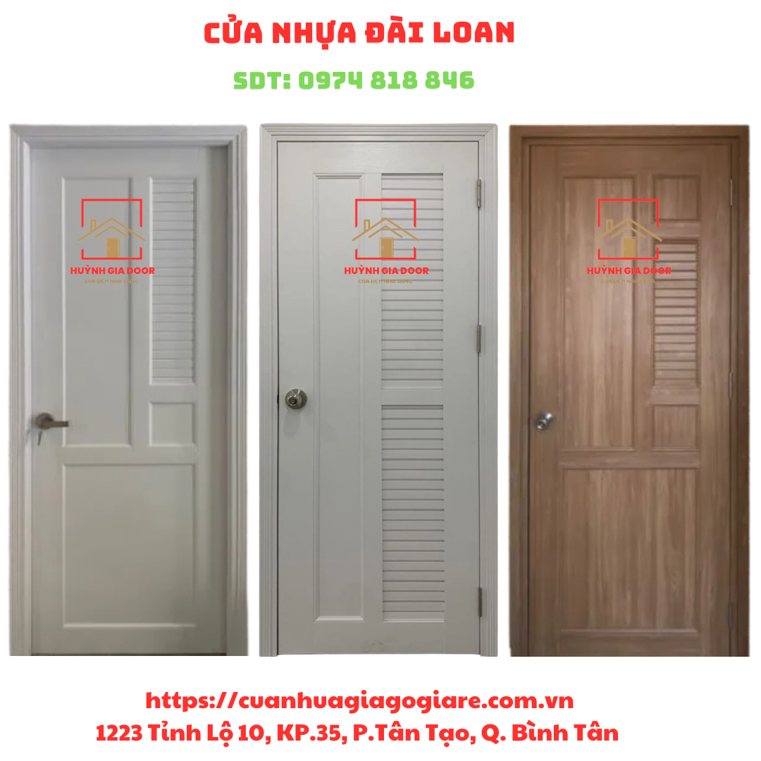 Cấu tạo cửa nhựa Đài Loan